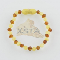  Amber teething bracelet multicolour